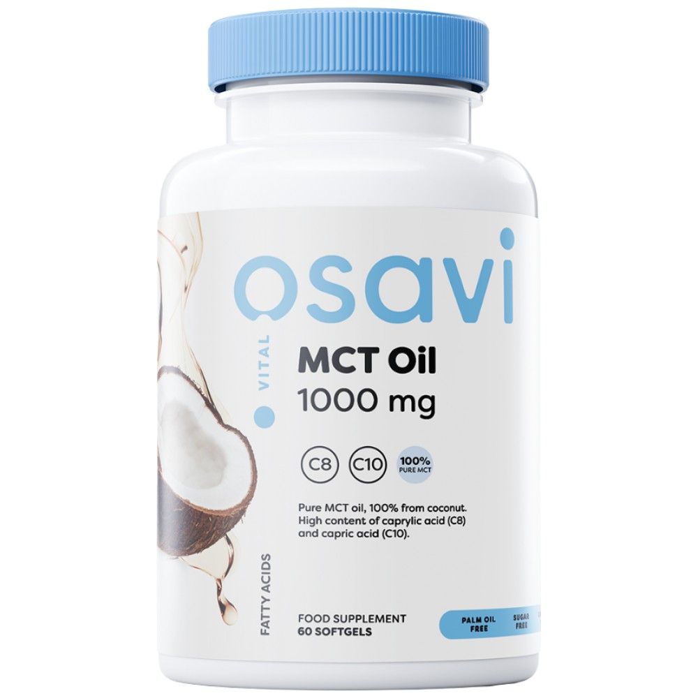 Olio MCT 1000 mg | C8 + C10 - 60 capsule molli