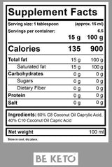 Olio MCT Liquido C8+C10 - 1000 ml
