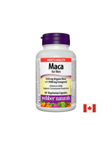 Maca per uomo x 60 capsule <tc>Webber Naturals</tc>