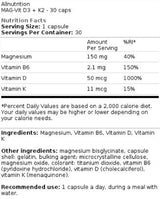 Mag-Vit D3+K2 30 capsule