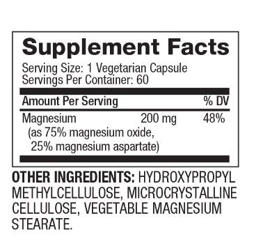 Magnesio 200 mg/60 Capsule