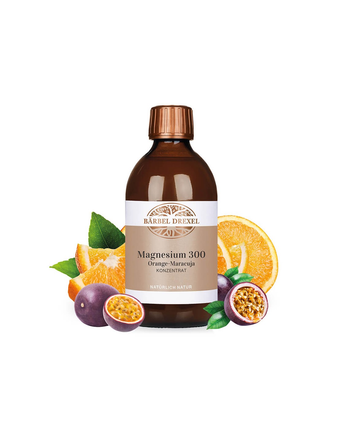 Magnesium 300 Orange-Maracuja Konzentrat/Concentrato di magnesio (gusto arancia e frutto della passione), 300 ml <tc>Bärbel Drexel</tc>