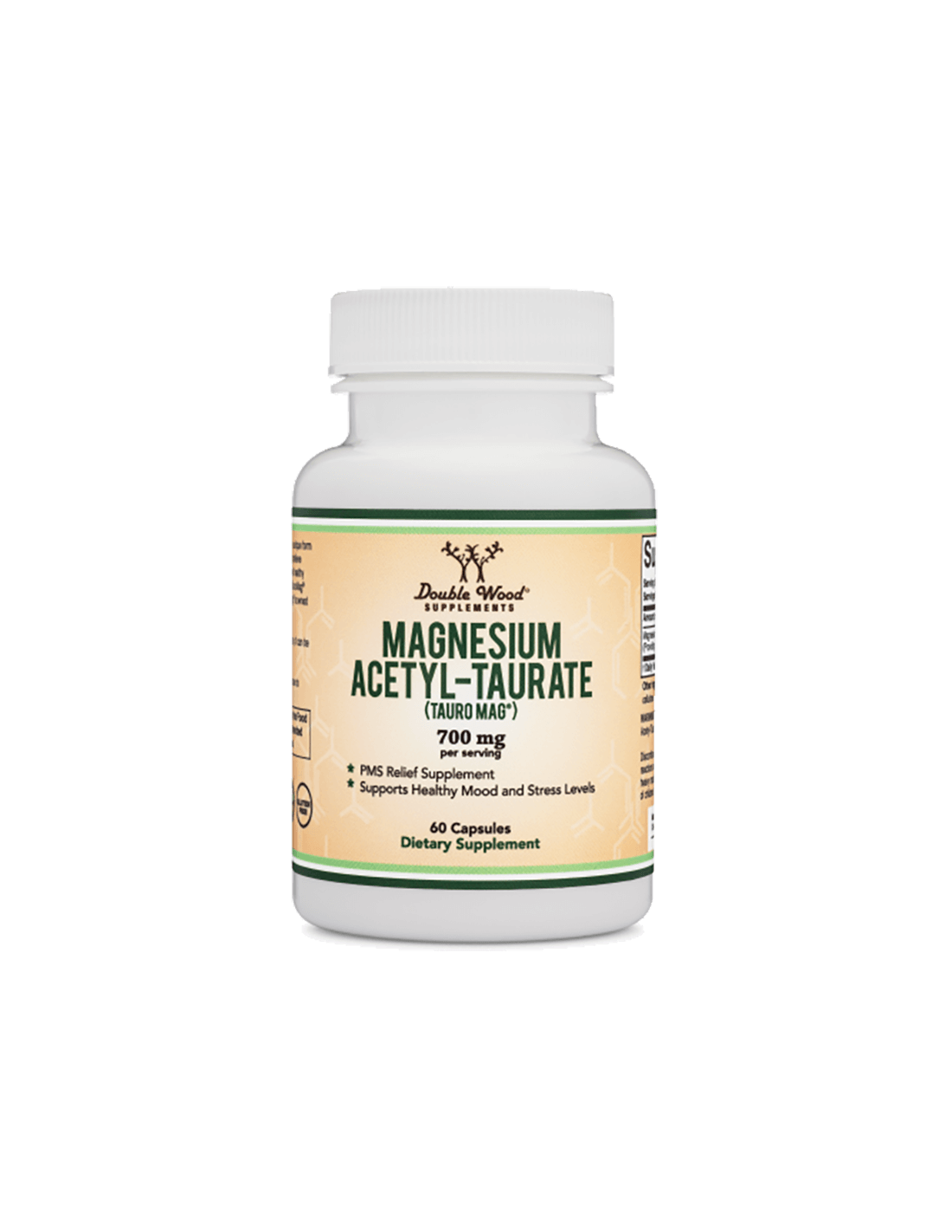 Magnesio Acetil-taurato (TAURO-MAG®), 60 capsule <tc>Double Wood</tc>