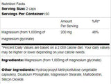 Magnesio Glicinato 200 mg - 120 capsule