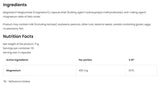 Glicinato di magnesio | Dose da 400 mg di magnesio bisglicinato 90 capsule