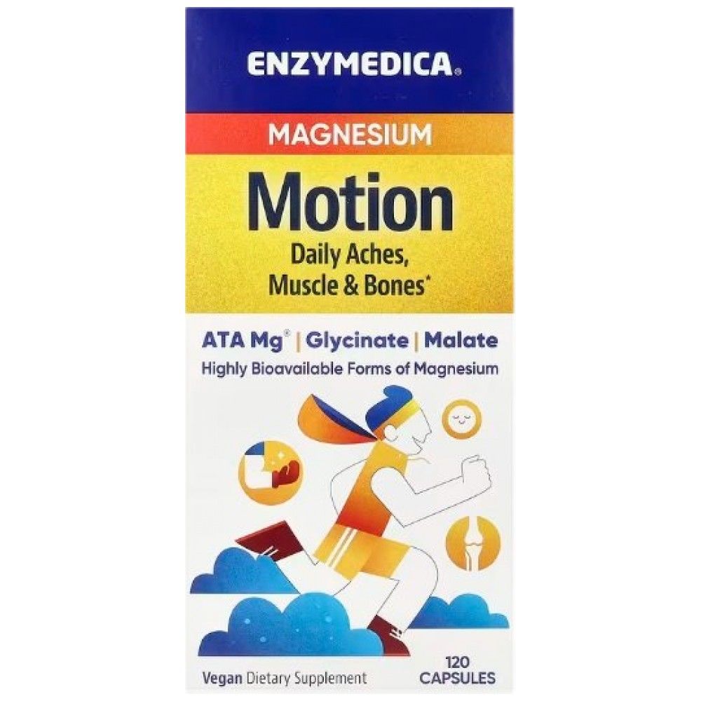 Movimento del magnesio | Malato di magnesio & Bisglicinato di magnesio - 120 capsule