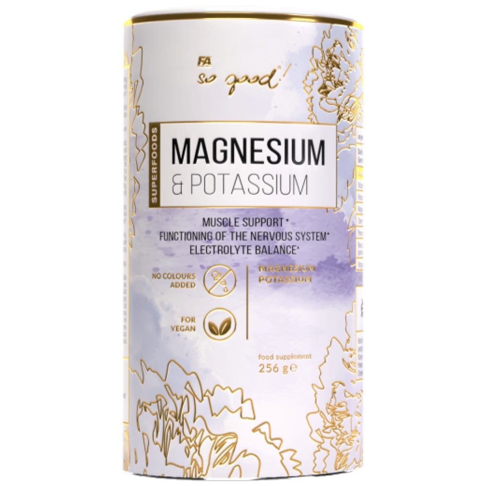 Magnesio & Potassio con Stevia | Serie So Good! - 256 grammi
