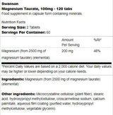 Taurato di Magnesio 100 mg - 120 Compresse
