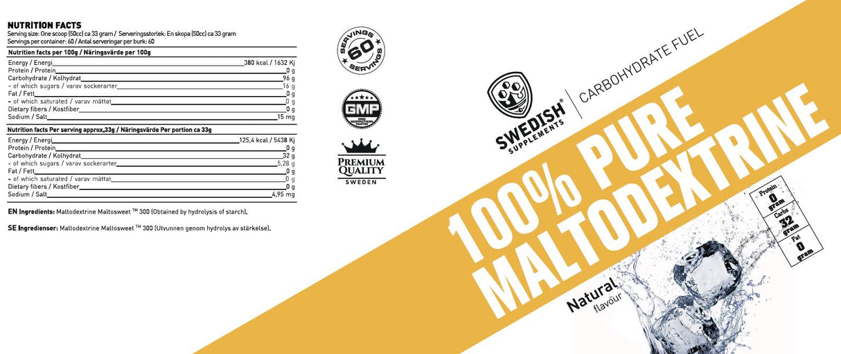 Maltodestrina/Pura al 100% - 3000 grammi