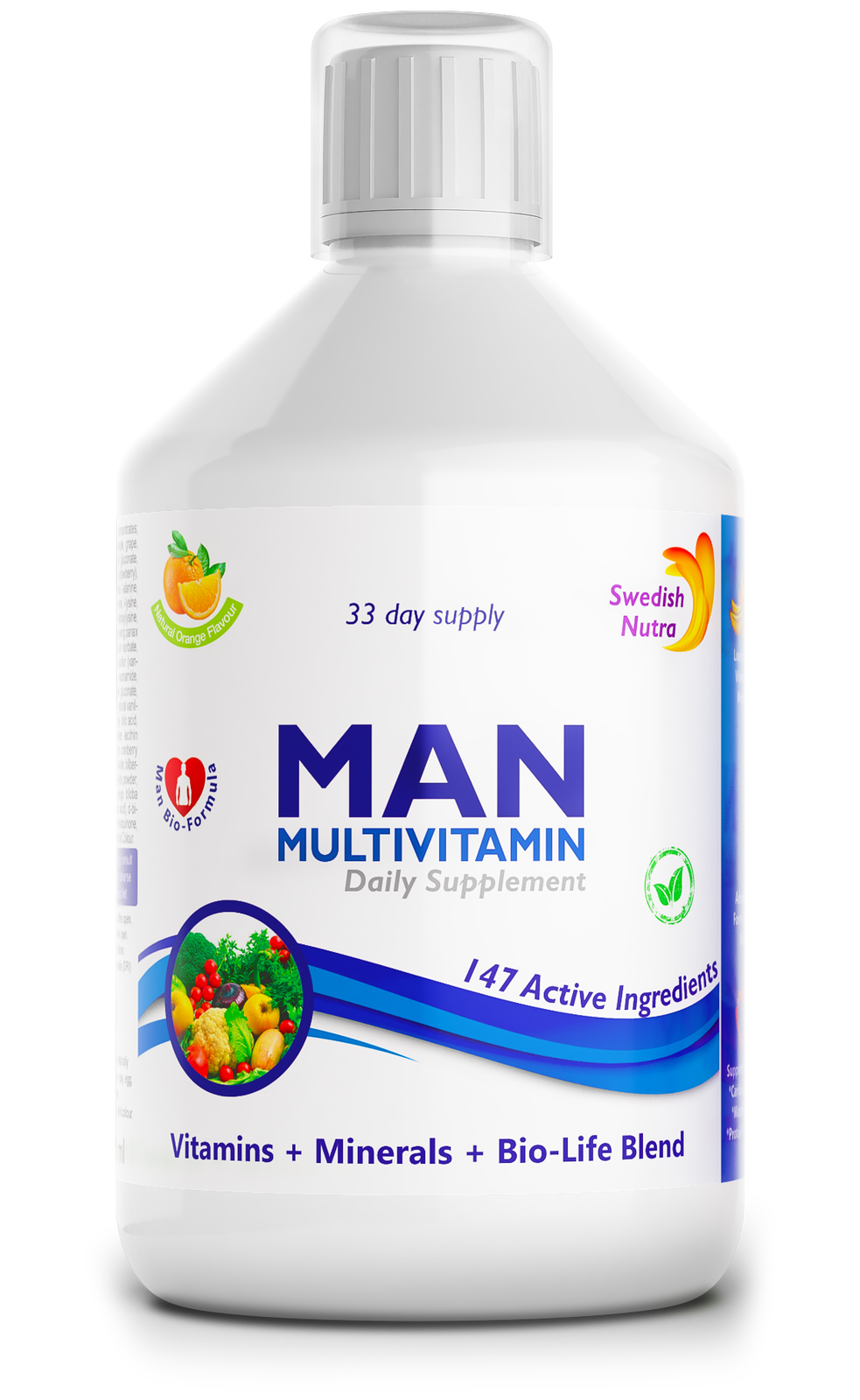Man multivitaminici per uomo con collagene 1497 mg - 147 principi attivi /500 ml/