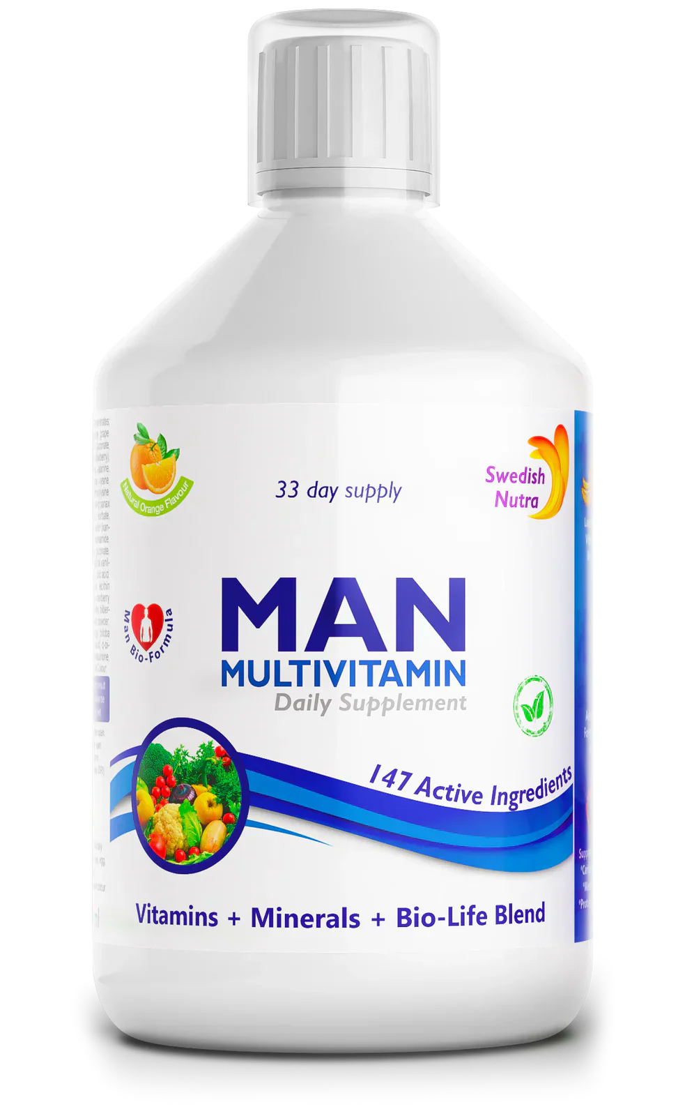 Man multivitaminici per uomo con collagene 1497 mg - 147 principi attivi /500 ml/