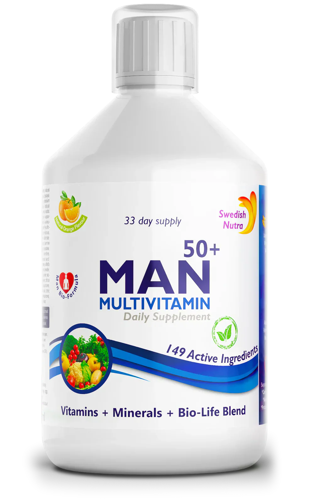 Man 50+ multivitaminici per uomo con collagene 1497 mg - 149 principi attivi /500 ml/