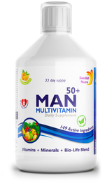 Man 50+ multivitaminici per uomo con collagene 1497 mg - 149 principi attivi /500 ml/