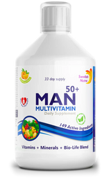 Man 50+ multivitaminici per uomo con collagene 1497 mg - 149 principi attivi /500 ml/