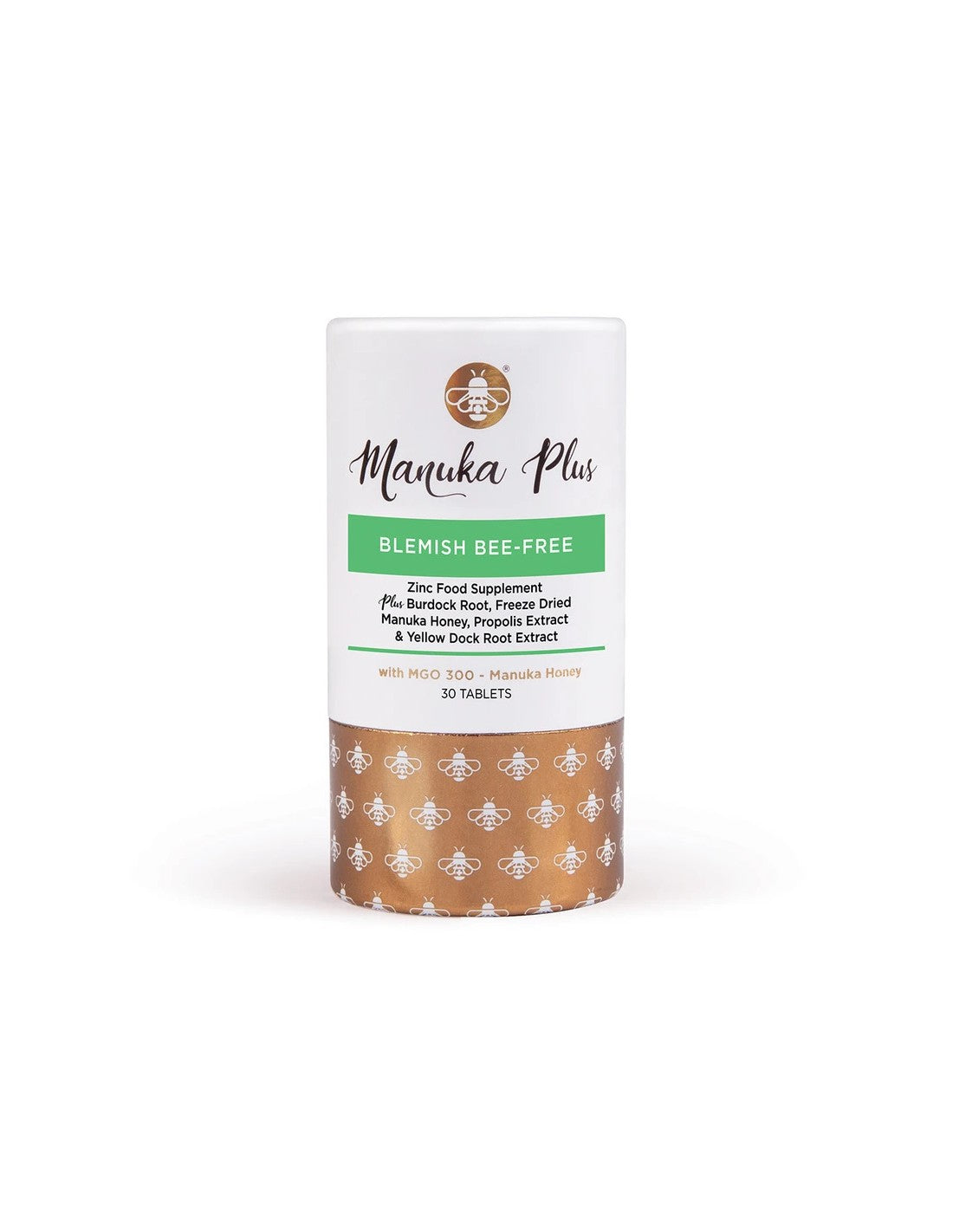 Manuka Plus® Blemish Bee Free/Formula anti-imperfezioni con miele di Manuka MGO 300 x 30 compresse