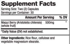 Bacche di Maqui 500 mg/60 Capsule
