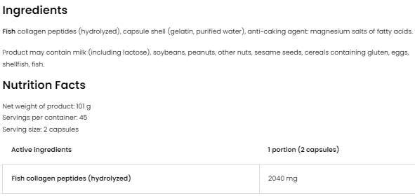 Collagene Marino 2040 90 capsule