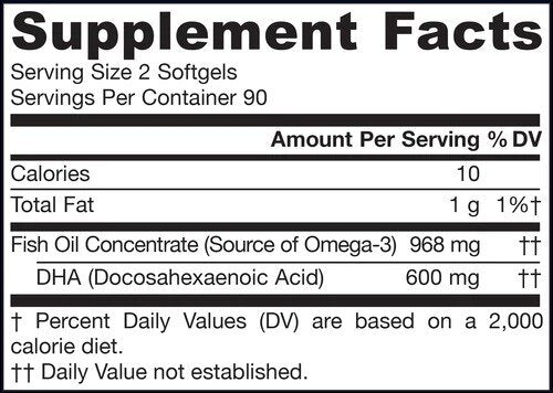 DHA massimo - 180 capsule molli