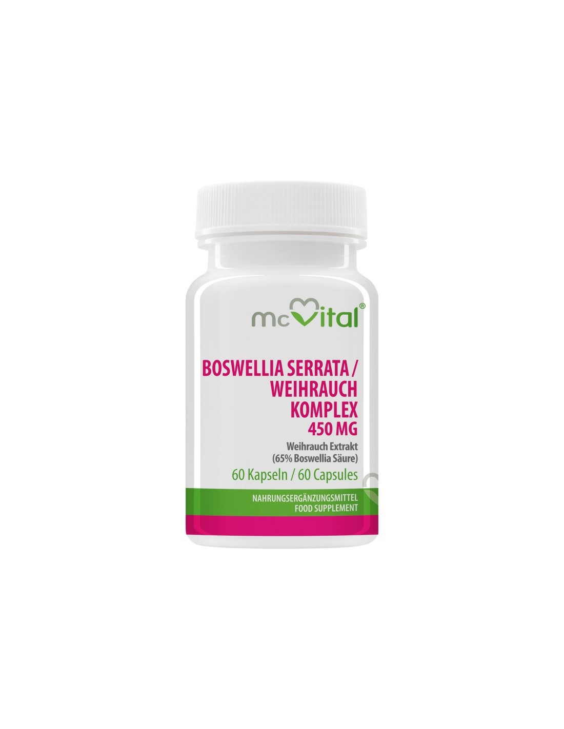 McVital Boswellia con MSM e vitamina C - per problemi articolari, 60 capsule