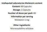 Melatonina 1 mg - 60 capsule