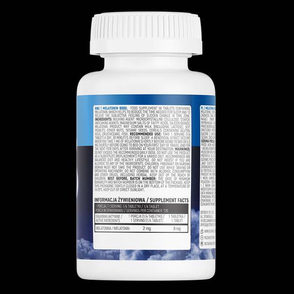 Melatonina 8000 180 Compresse
