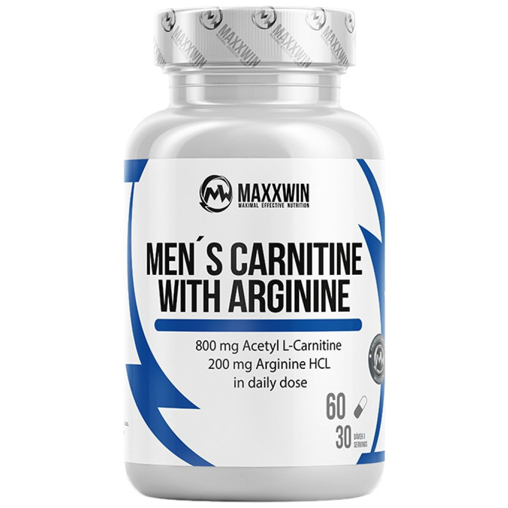 Carnitina da uomo con arginina | Acetil L-Carnitina + L-Arginina - 60 capsule