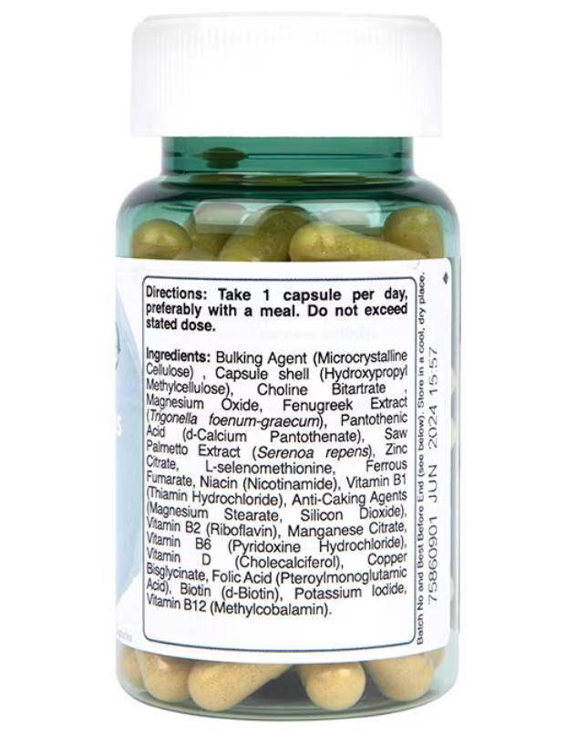 Vitamine per capelli da uomo - 60 capsule