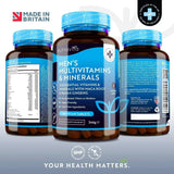 Multivitaminici e Minerali da Uomo 180 Compresse Vegane