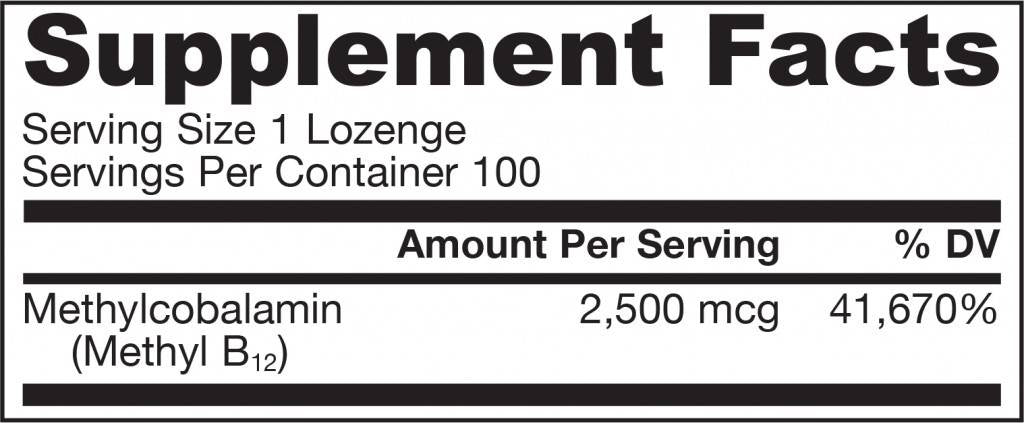 Metile B-12 2500 mcg - 100 Compresse sublinguali