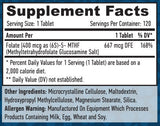 Metil folato 400 mcg/120 compresse