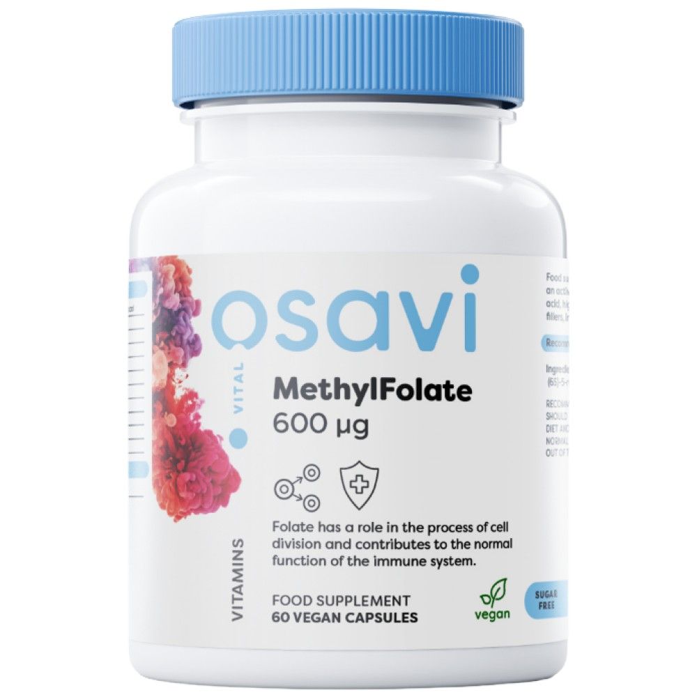 Metilfolato 600 mcg | con Quatrefolic® - 60 capsule