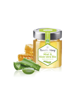 Miele & Aloe Vera Bio/Miele di acacia bio + aloe vera, 170 g Famille Mary