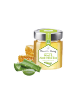 Miele & Aloe Vera Bio/Miele di acacia bio + aloe vera, 170 g Famille Mary