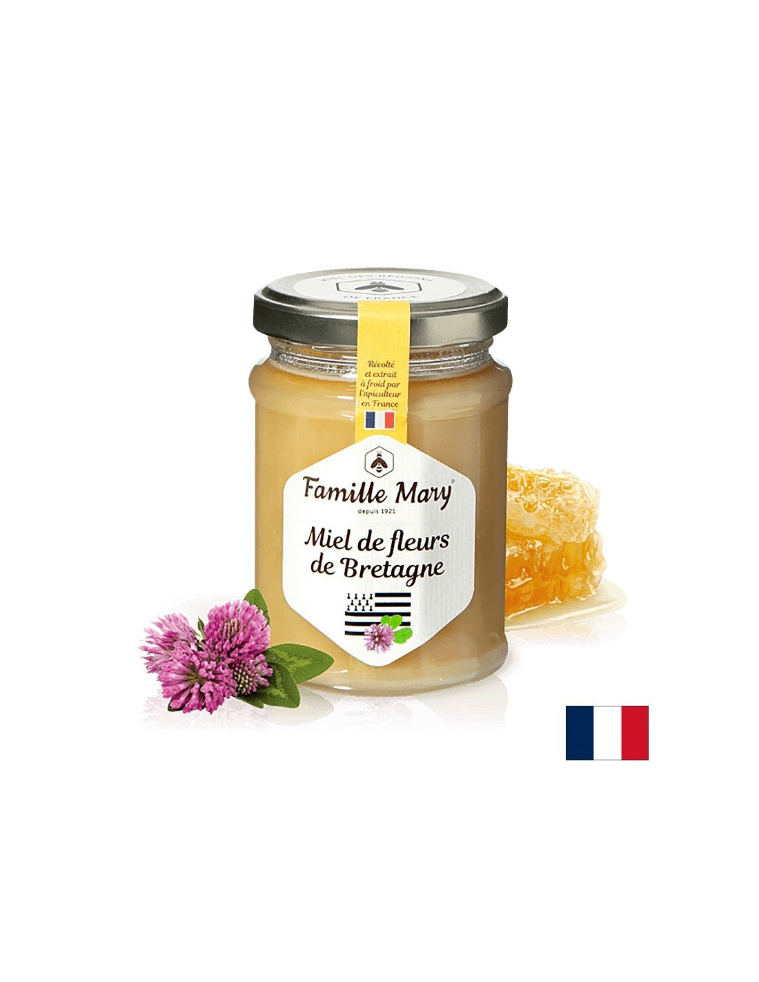 Miele di fiori della Bretagna, Francia - Miel de fleurs de Bretagne, 230 g