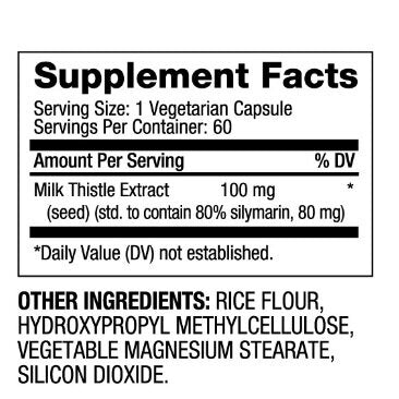 Cardo mariano 100 mg/60 capsule