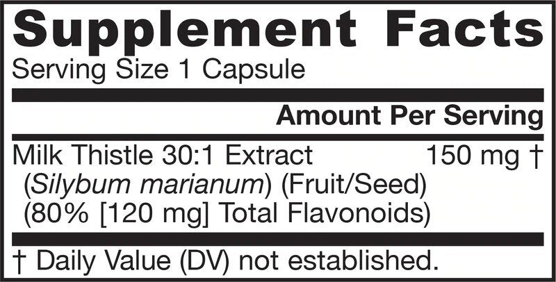 Cardo mariano 150 mg | Estratto standardizzato 30:1 - 100 capsule