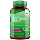 Complesso di cardo mariano (80% silimarina) - 150 capsule <tc>Nutravita</tc>