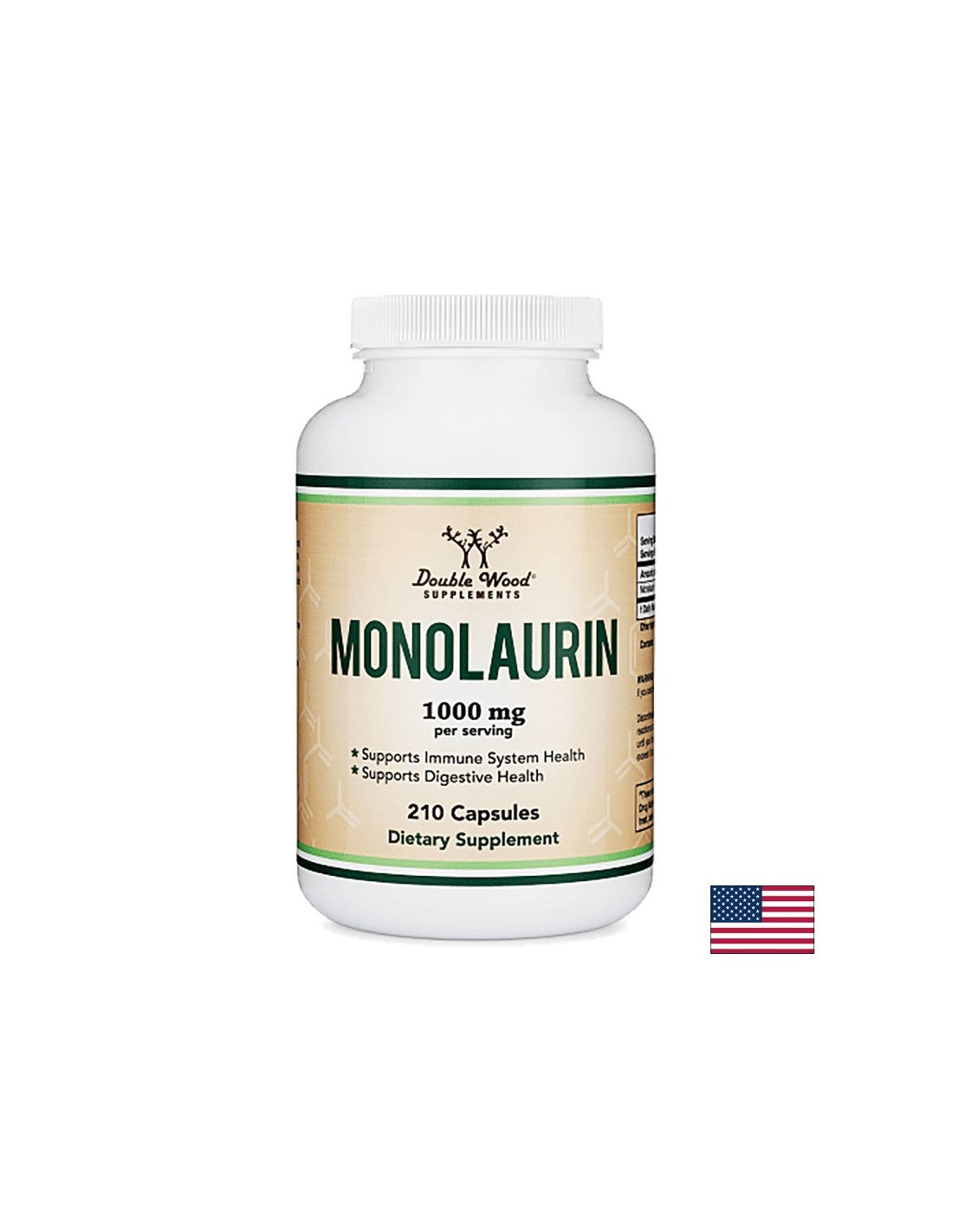 Monolaurina, 210 capsule <tc>Double Wood</tc>
