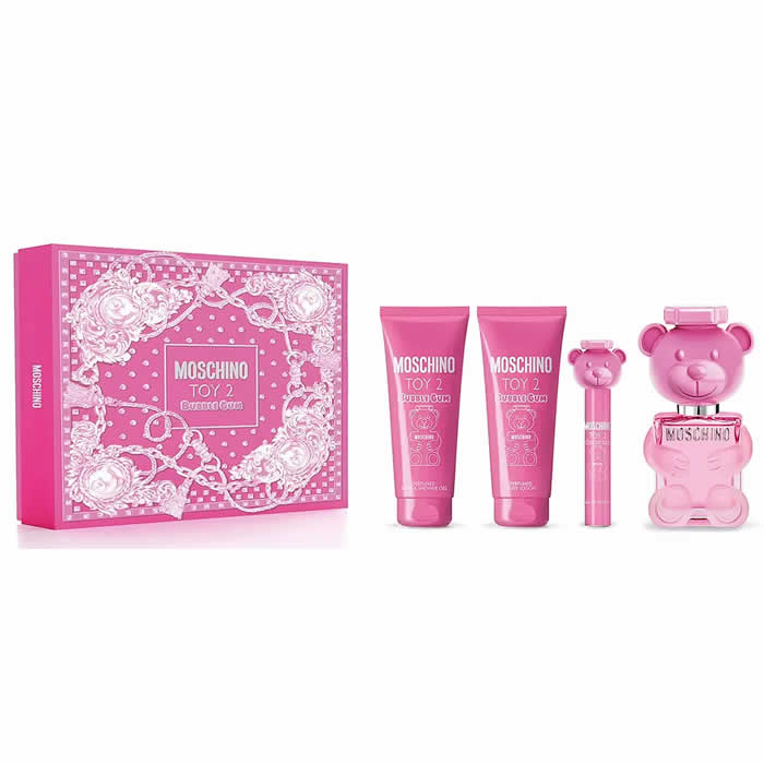 <tc>MOSCHINO</tc> Toy 2 Bubblegum Eau de Toilette Spray 100ml Set 4 pezzi