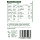 Multivitaminici & Minerali senza ferro (Multivitaminici) & Minerali) 60 compresse NaturesAid