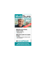 MultiSure® Men 50+/Multivitaminici per uomini 50+ (con luteina, licopene e saw palmetto), 80 capsule