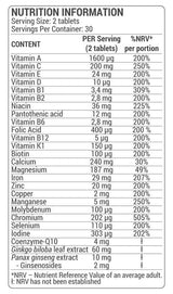 Complesso multivitaminico - 60 compresse