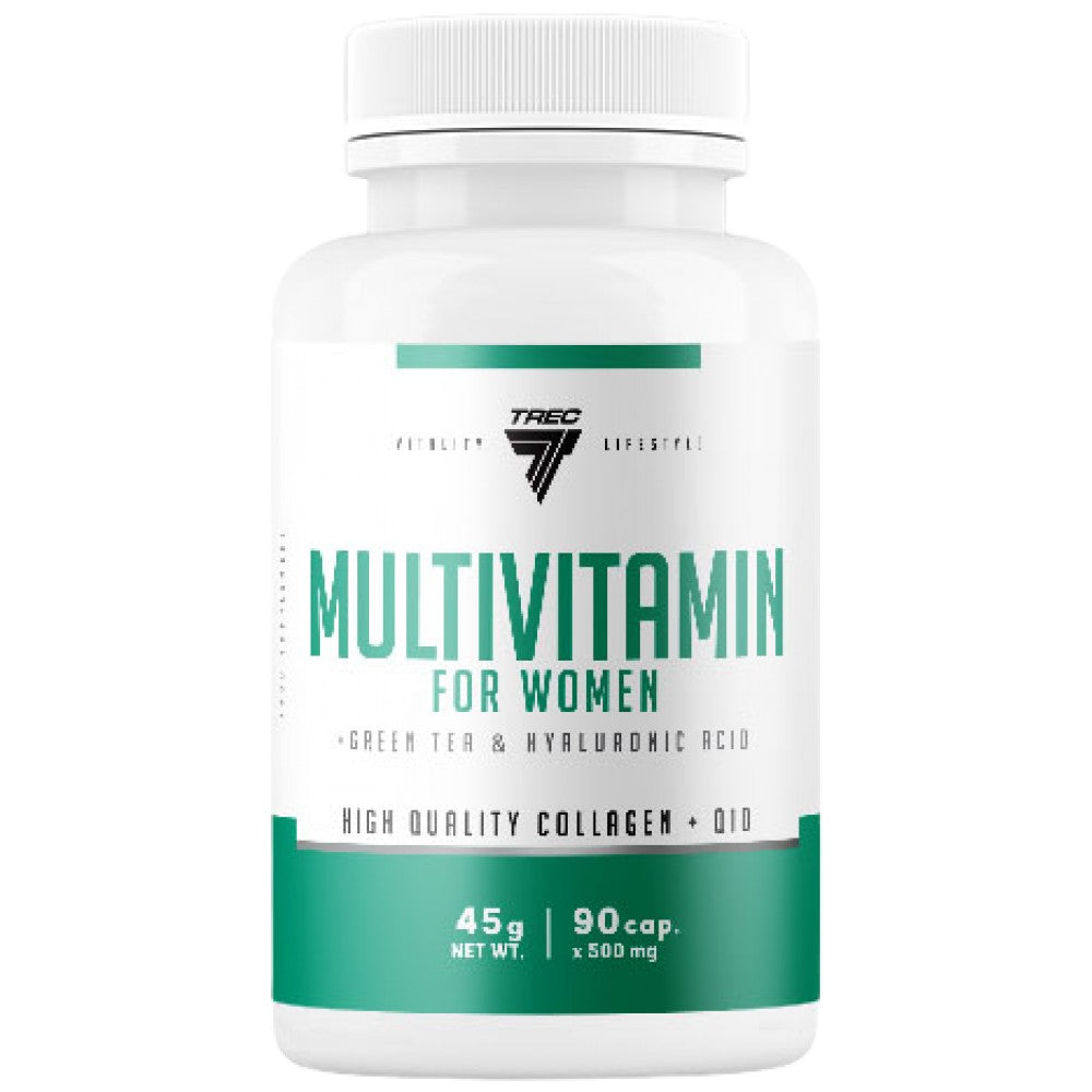 Multivitaminico per donne | con CoQ10 & Acido Ialuronico - 90 capsule