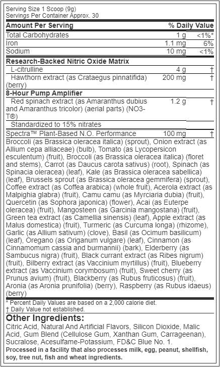 Incantesimo pompato8/pre-allenamento senza stimolanti-270 grammi