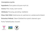Miscela di oli di mirra | Commifora Mirra - 30 ml