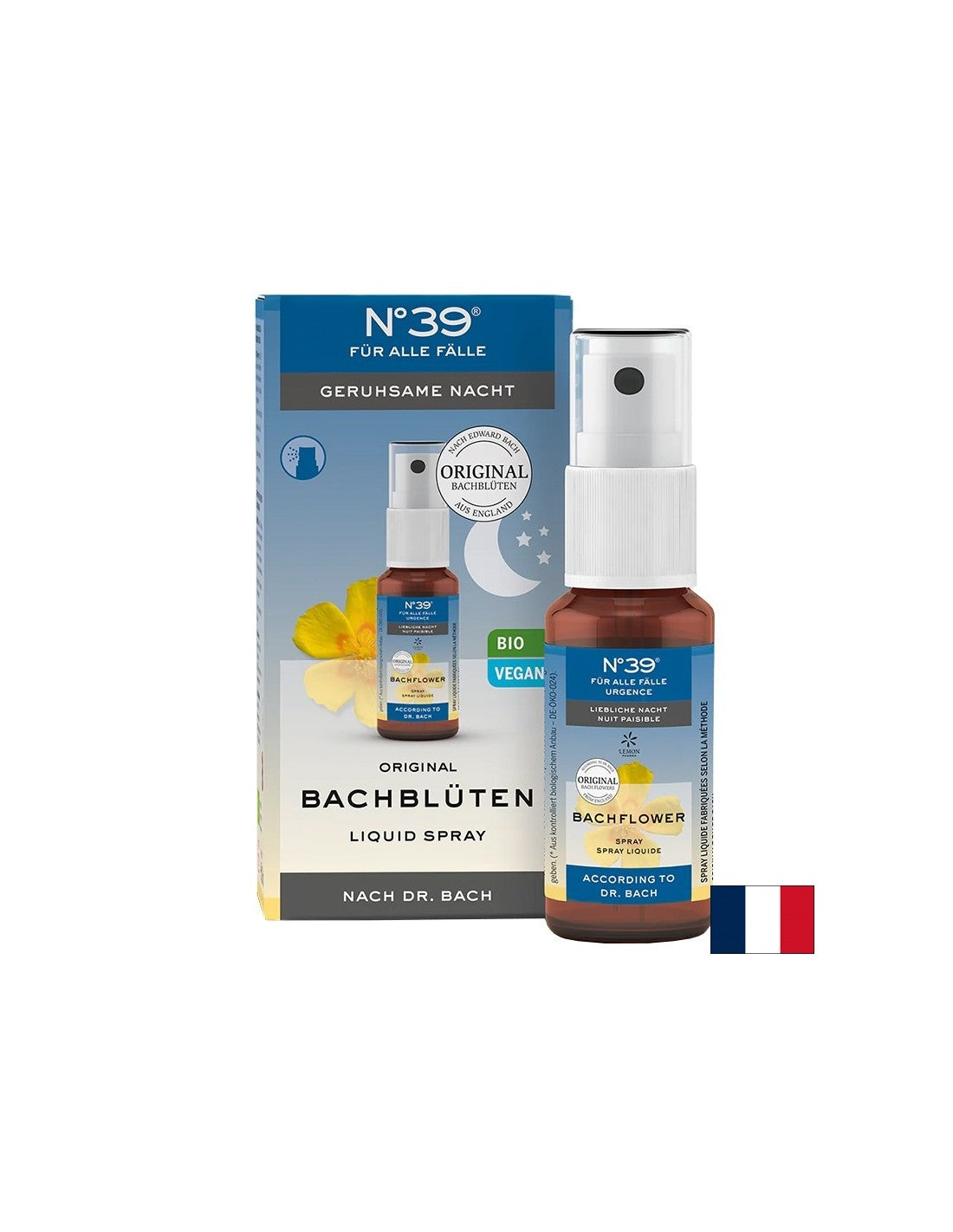 Spray Dr. Bach - N°39 Buona Notte di Sonno, 20 ml <tc>Lemon Pharma</tc>