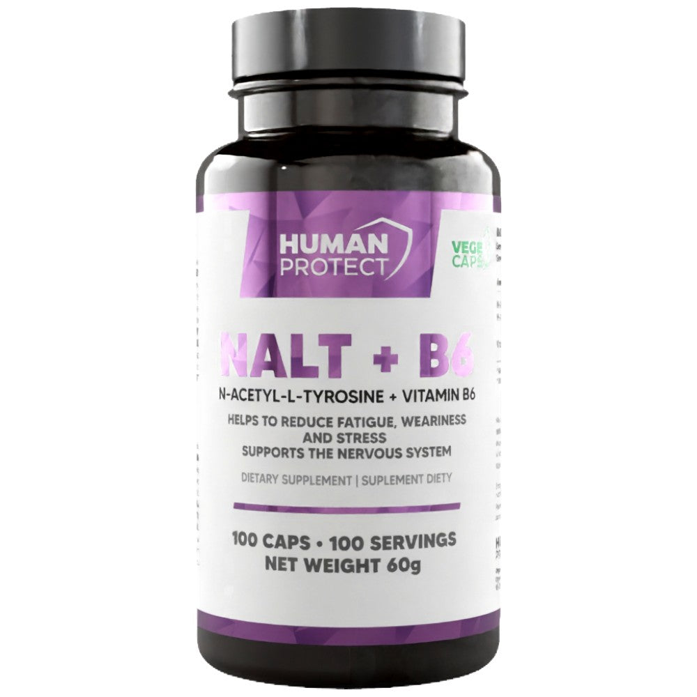 NALT + B6 | 500 mg di N-Acetil L-Tirosina - 100 capsule