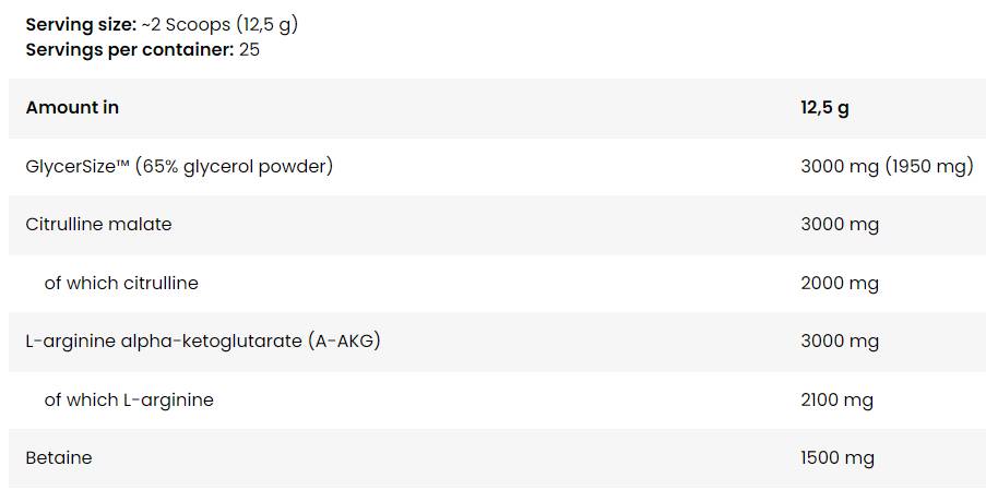 Pompa NAPALM sul palco | Formula pre-allenamento senza stimoli - 313 grammi