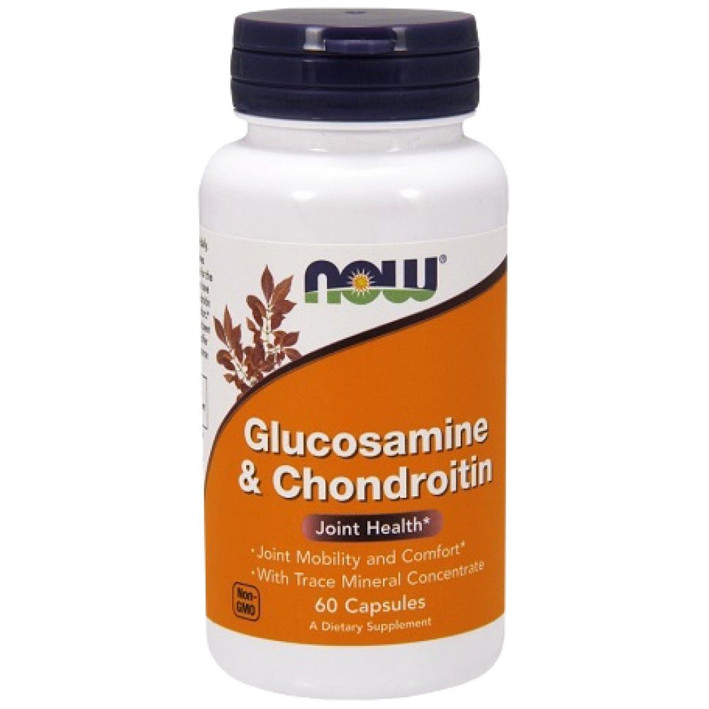 Glucosamina e condroitina con concentrato minerale di traccia - 120 capsule