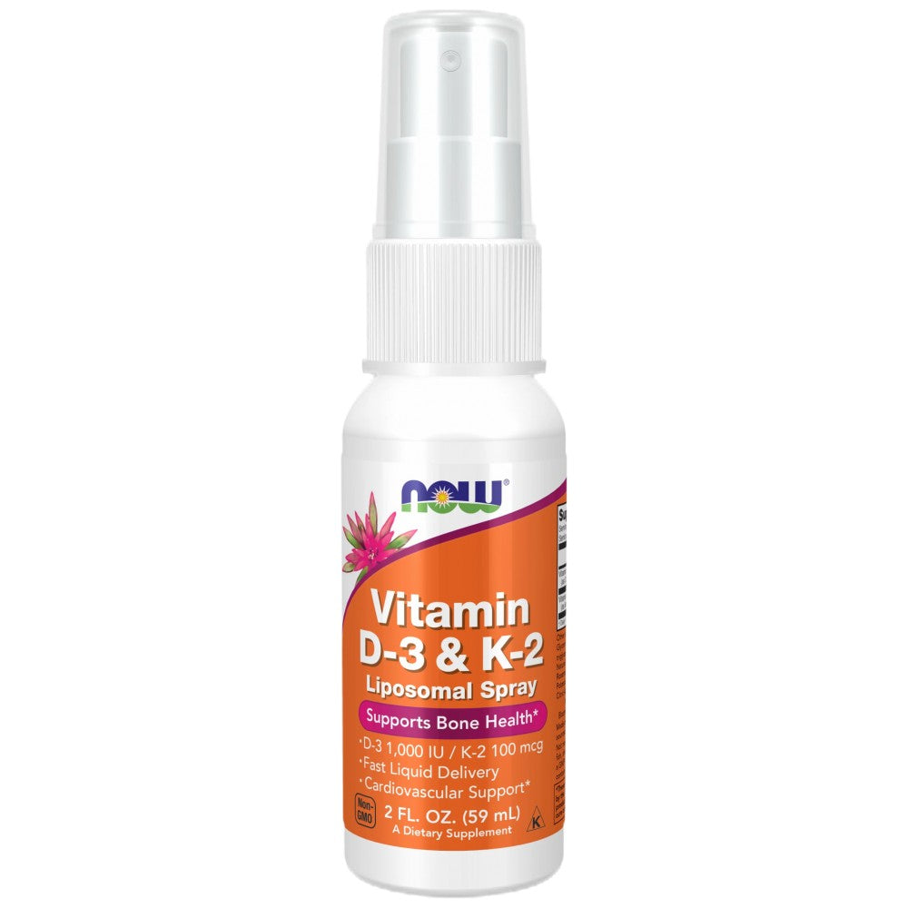 Vitamina D-3 1000 UI e K-2 100 McG | Spray liposomiale - 59 ml